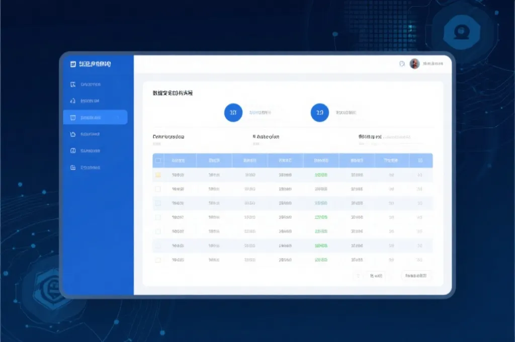 数据流程安全展示界面